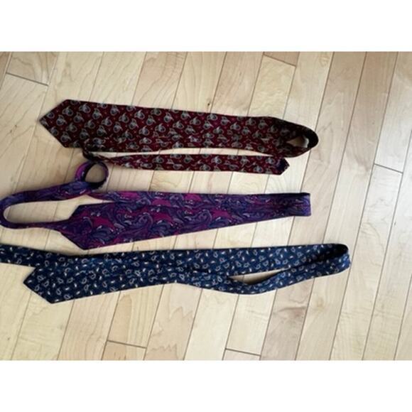 Lot of paisley colorful men's ties from Nordstrom, JW Robinson, XMI and N Martin - Picture 6 of 13